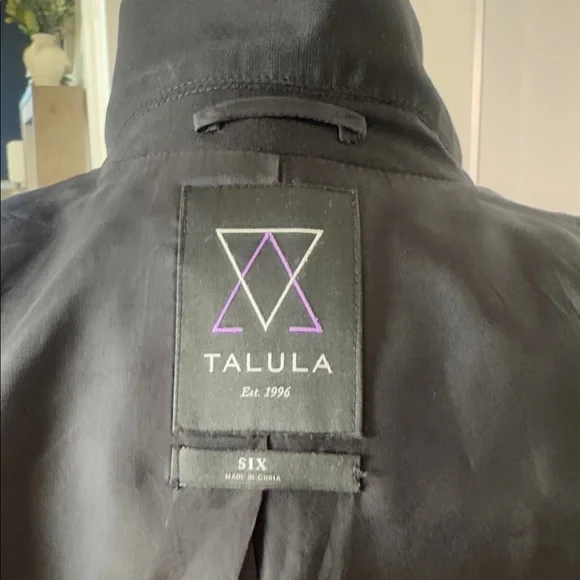 Aritzia Talula Portale Blazer – Black – Women’s Size 6 - Picture 6 of 7